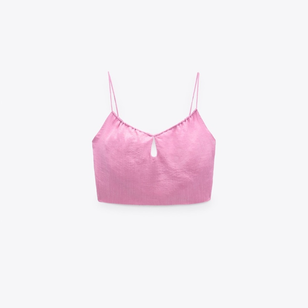 Zara Flowing Crop Top